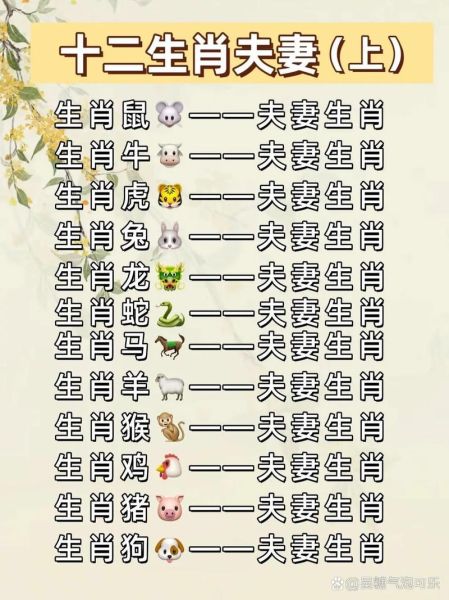 生肖的配偶属相（生肖鼠的配偶属相配对表）