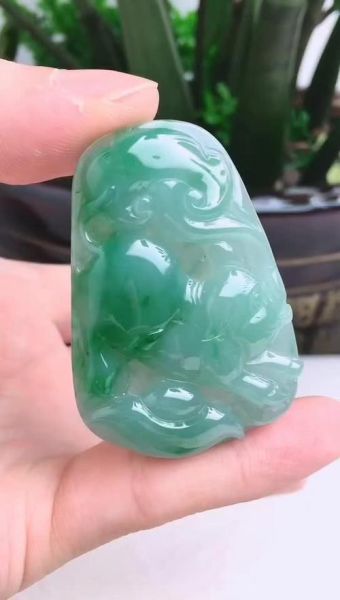 生肖属相翡翠牌子果绿（果绿翡翠生肖牌新手指南）