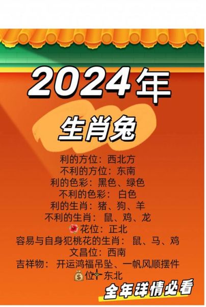 兔年凶星生肖属相（兔年犯太岁的四个生肖怎么化解）