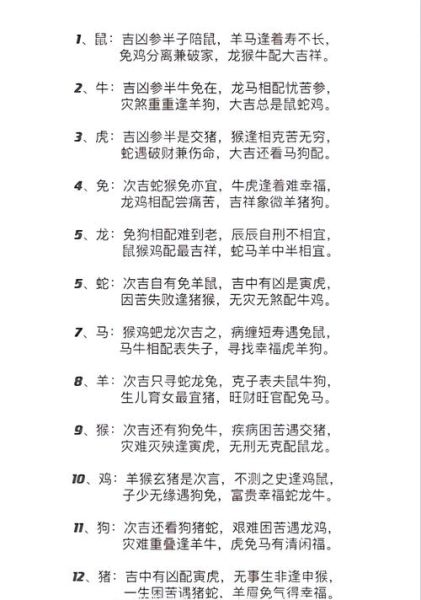 生肖配对复合属相（生肖配对复合属相准吗？）