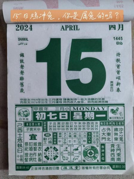 今日黄历大吉生肖属相（今日黄历大吉生肖排名查询）