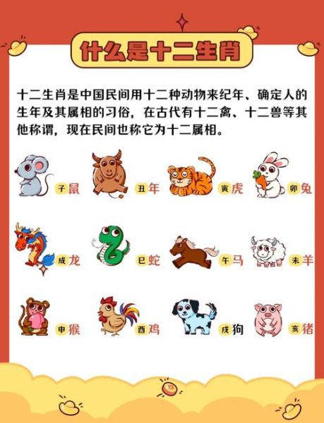 生肖属相常识大全图片（12生肖属相常识图文速查表）