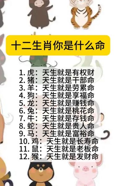 生肖属相哪个生肖最好命（生肖属相哪个最好命？看完就懂）