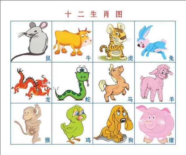 年分生肖属相排列（生肖顺序表从鼠到猪一眼看懂）