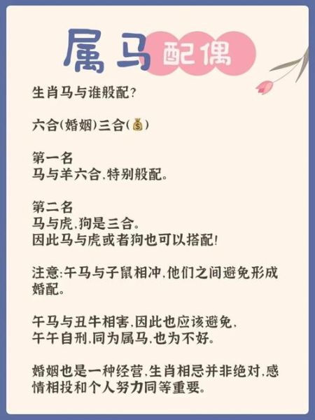 生肖马男配对什么属相(生肖马男和什么属相最配)
