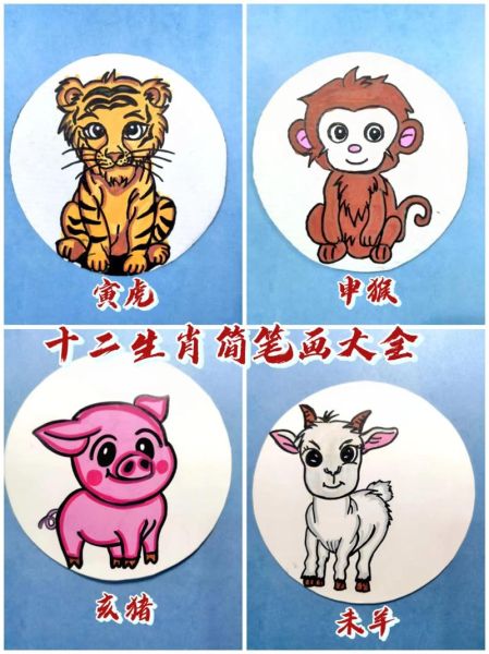 生肖属相手绘视频（12生肖简笔手绘教程视频）