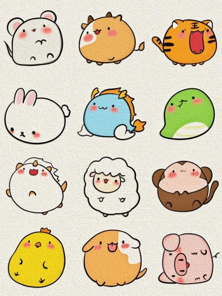 生肖属相手绘视频（12生肖简笔手绘教程视频）