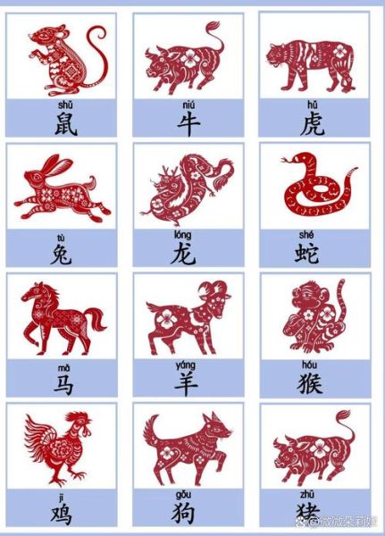 生肖属相图文图片（生肖属相图文图解大全）