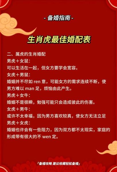 生肖虎应避开的属相男（生肖虎女最该远离的属相男）