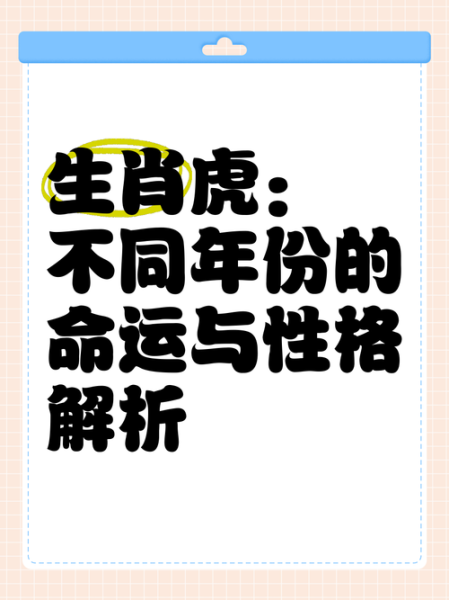 生肖属相虎的年份（属虎的年份具体有哪些）