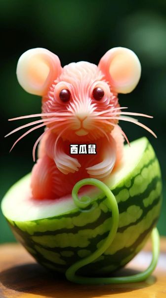 西瓜雕刻十二生肖属相（西瓜雕十二生肖步骤图教小白）