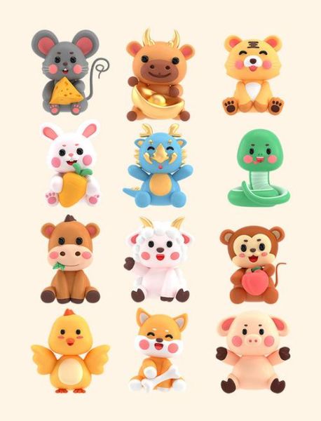 生肖属相模型图片(生肖属相3D模型高清图新手免费下载)