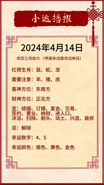 生肖属相财运（生肖属相财运2024年完整解析）