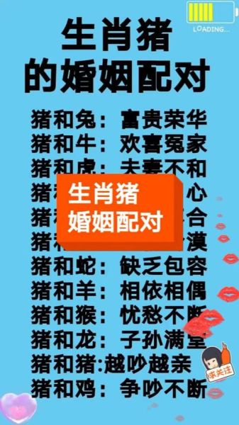 属相跟猪生肖合吗（猪生肖和什么属相最配）