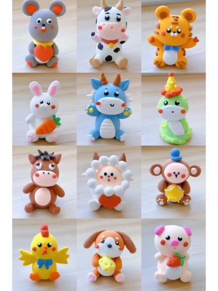 泥塑属相十二生肖（泥塑十二生肖制作教程）