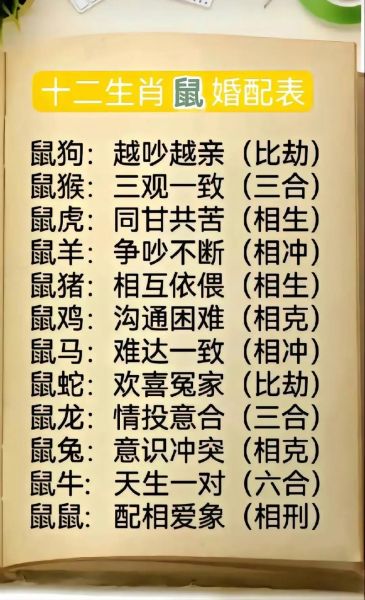 属属相合的生肖（属相合婚生肖配对最准查询）