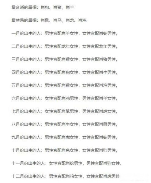 属相兔相配什么生肖（属兔和什么生肖最相配）