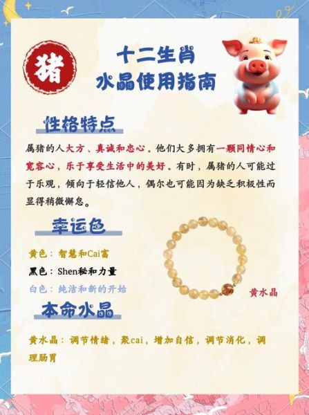 生肖猪适合戴什么属相（生肖猪适合戴什么属相饰品）