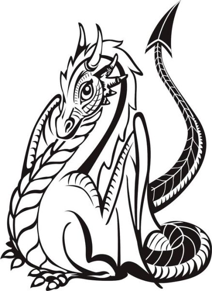 画画属相生肖图（零基础画生肖龙简单又好看）