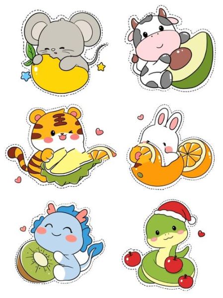 生肖12属相卡通图案（12生肖卡通图案一键下载大全）