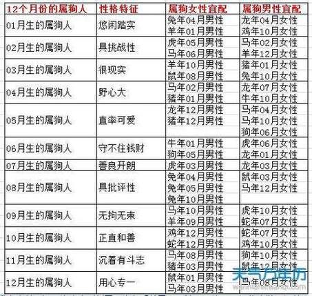 70年生肖狗的婚配属相（70年属狗最佳婚配属相全解析）