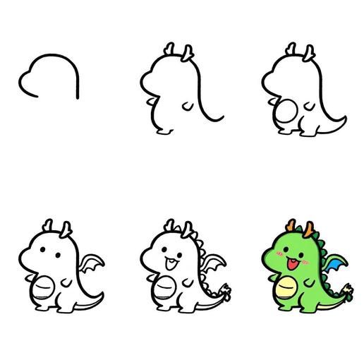 生肖属相最简单画法（生肖属相最简单画法步骤图解）