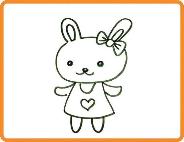 属相兔的生肖画（属相兔的生肖画入门怎么画）