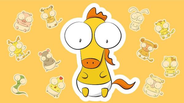 生肖属相横图怎么画（生肖横图最简单画法）