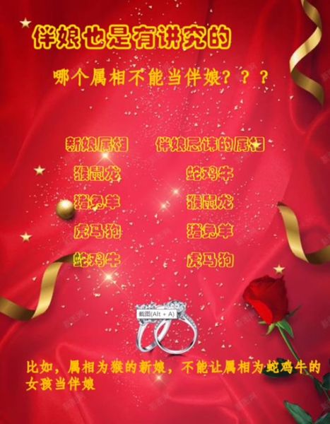 伴娘生肖属相是什么(结婚时伴娘属相有什么讲究)