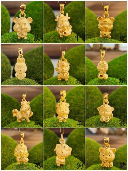 黄金生肖属相挂坠(黄金生肖属相挂坠怎么选才不掉坑)