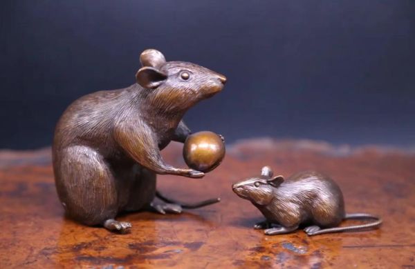 铜师傅生肖属相摆件（铜师傅生肖鼠摆件哪里买最便宜）
