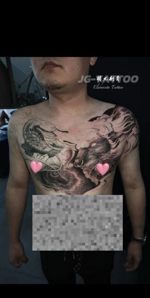 属相牛生肖纹身图片男孩（男孩属牛纹身图案大全）