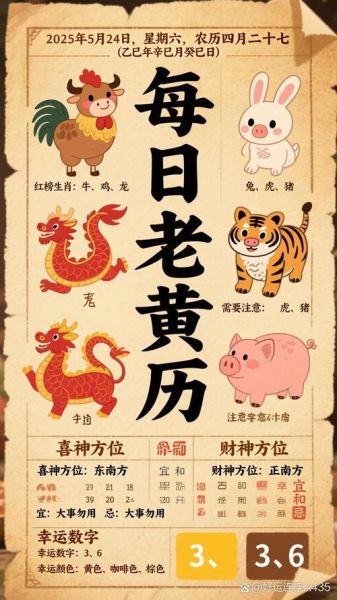 老黄历每月生肖属相