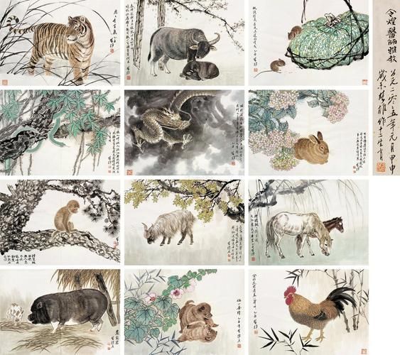 日本十二生肖属相图（日本十二生肖图哪里看得最清晰？）