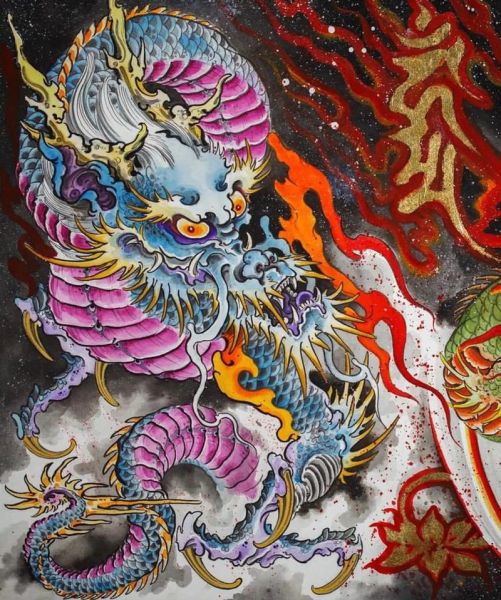 龙生肖属相的纹身（龙生肖纹身图片及含义适合新手吗）