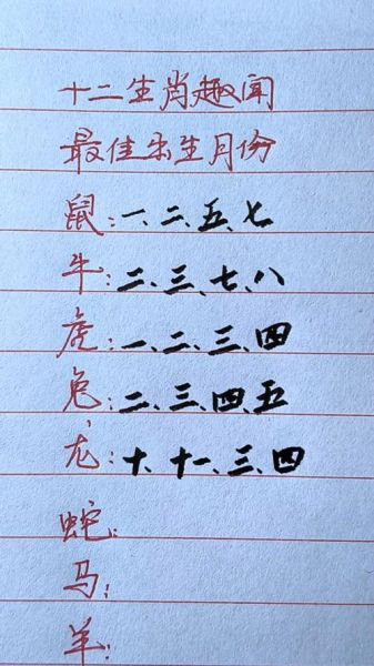 生肖属相月份解析（生肖属相是按农历还是公历看月份）