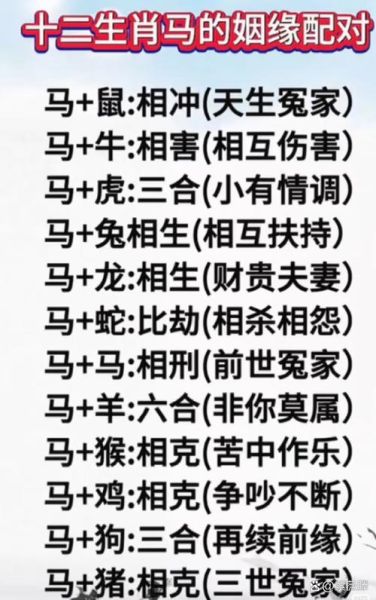 十二生肖属相因缘（十二生肖属相因缘怎么查姻缘配对🤔）