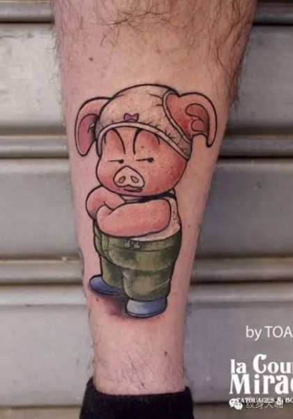 生肖猪属相纹身图片（生肖猪纹身手稿高清图案精选）