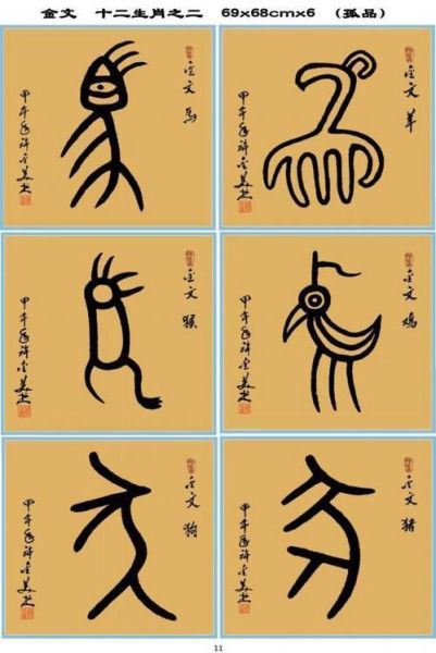 金文生肖属相（金文生肖属相哪个最旺财运）