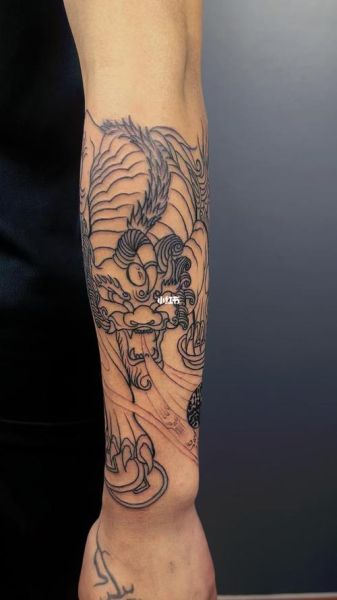 生肖属相纹身小图案手臂