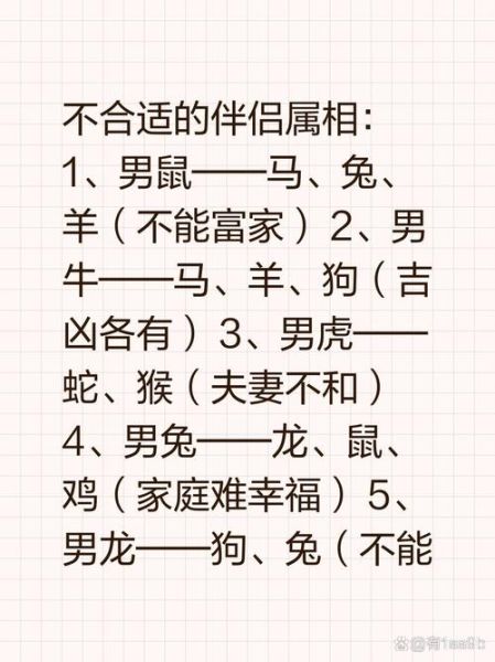 生肖属相禁忌表图片（生肖属相禁忌表图片怎么查最方便？）